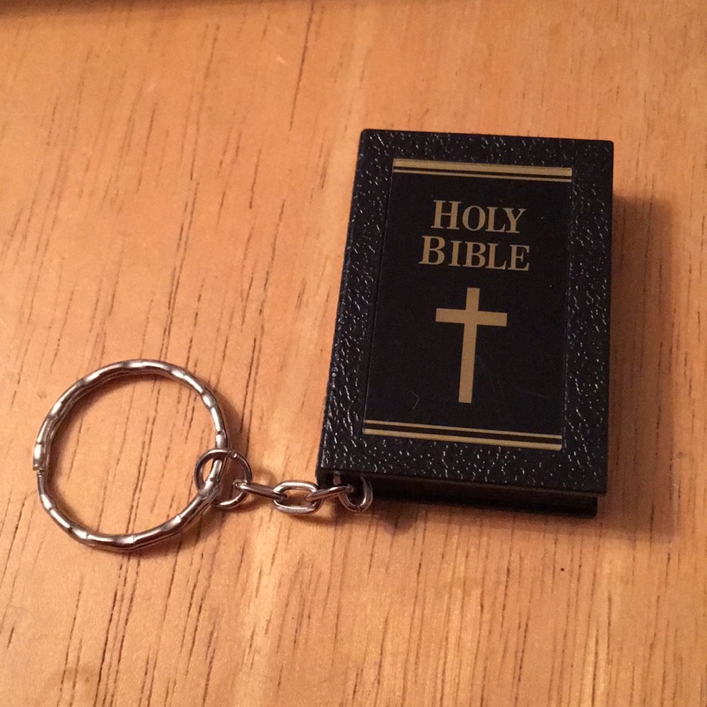 Untested bible Keychain